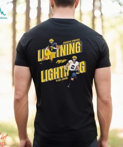 Donovan Edwards Lightning And Lightning Blake Corum Michigan Football Champions Shirt