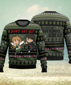 Don’t Get Bit High School of the Dead Ugly Christmas Sweater