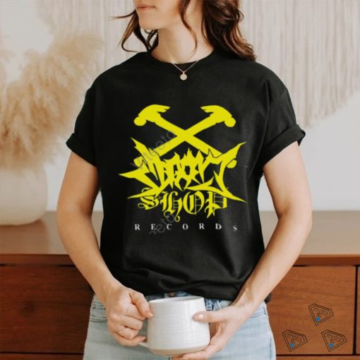 Doomshoprecords Yellow Logo Tee shirt