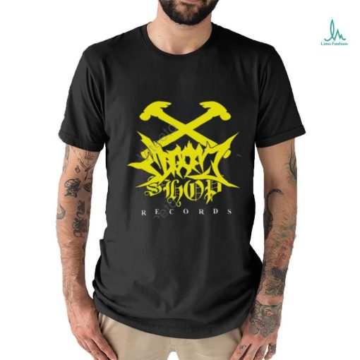 Doomshoprecords Yellow Logo Tee shirt