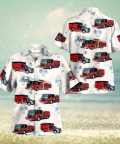 Downers Grove, DuPage County, Illinois, Downers Grove Fire Department Hawaiian Shirt 3D Short Sleeve Shirt