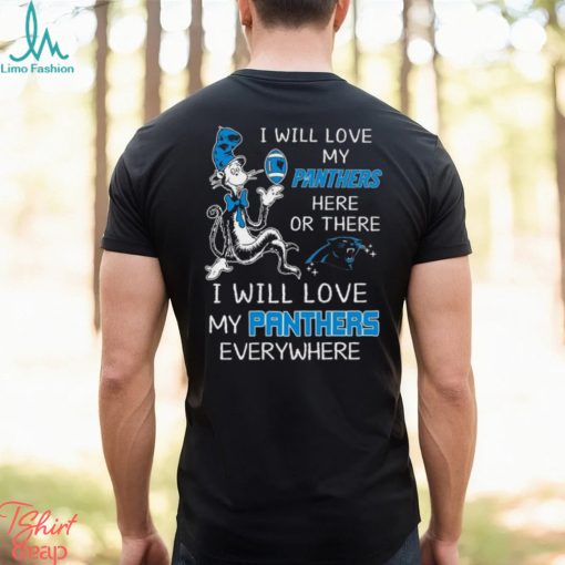 Dr Seuss NFL I Will Love Carolina Panthers shirt