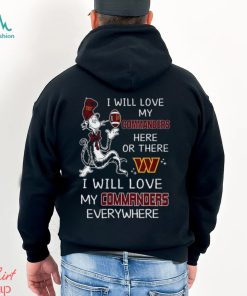 Dr Seuss NFL I Will Love Washington Commanders shirt
