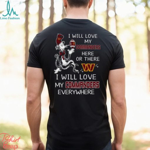 Dr Seuss NFL I Will Love Washington Commanders shirt