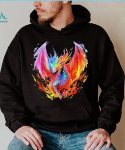 Dragon watercolor art shirt
