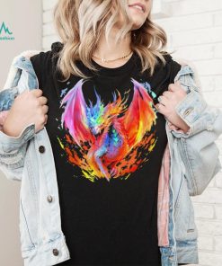 Dragon watercolor art shirt