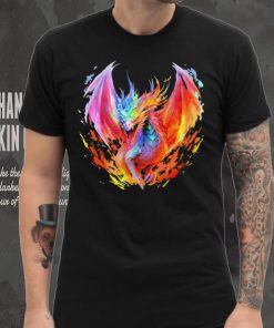 Dragon watercolor art shirt