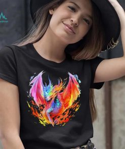 Dragon watercolor art shirt