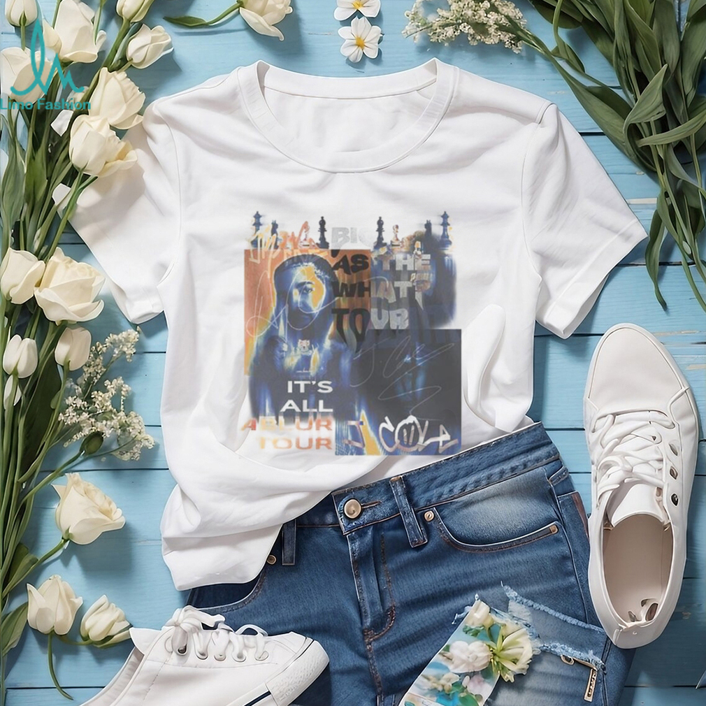 Drake J Cole Big As The What Tour 2024 Shirt 2 Sides It’S All A Blur Rap Music T Shirt Drake J Cole Big As The What Tour 2024 Shirt 2 Sides It’S All A Blur Rap Music T Shirt