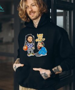 Drake J Cole who the goat shirt