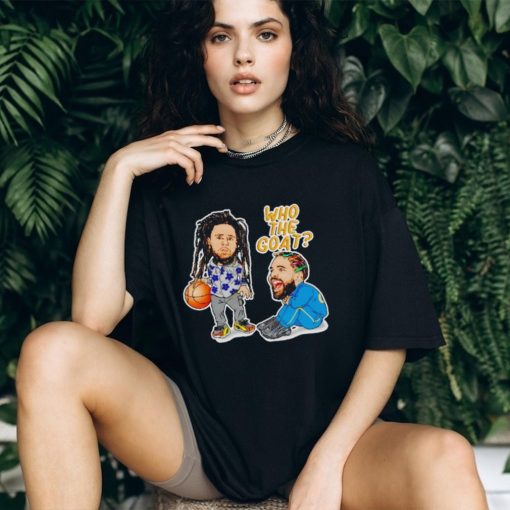 Drake J Cole who the goat shirt