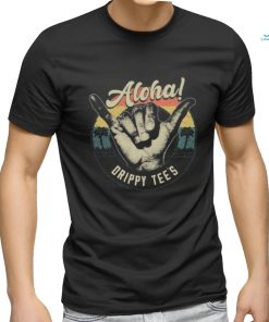 Drippy Tee's Aloha Shirt Unisex Heavy Cotton T Shirt