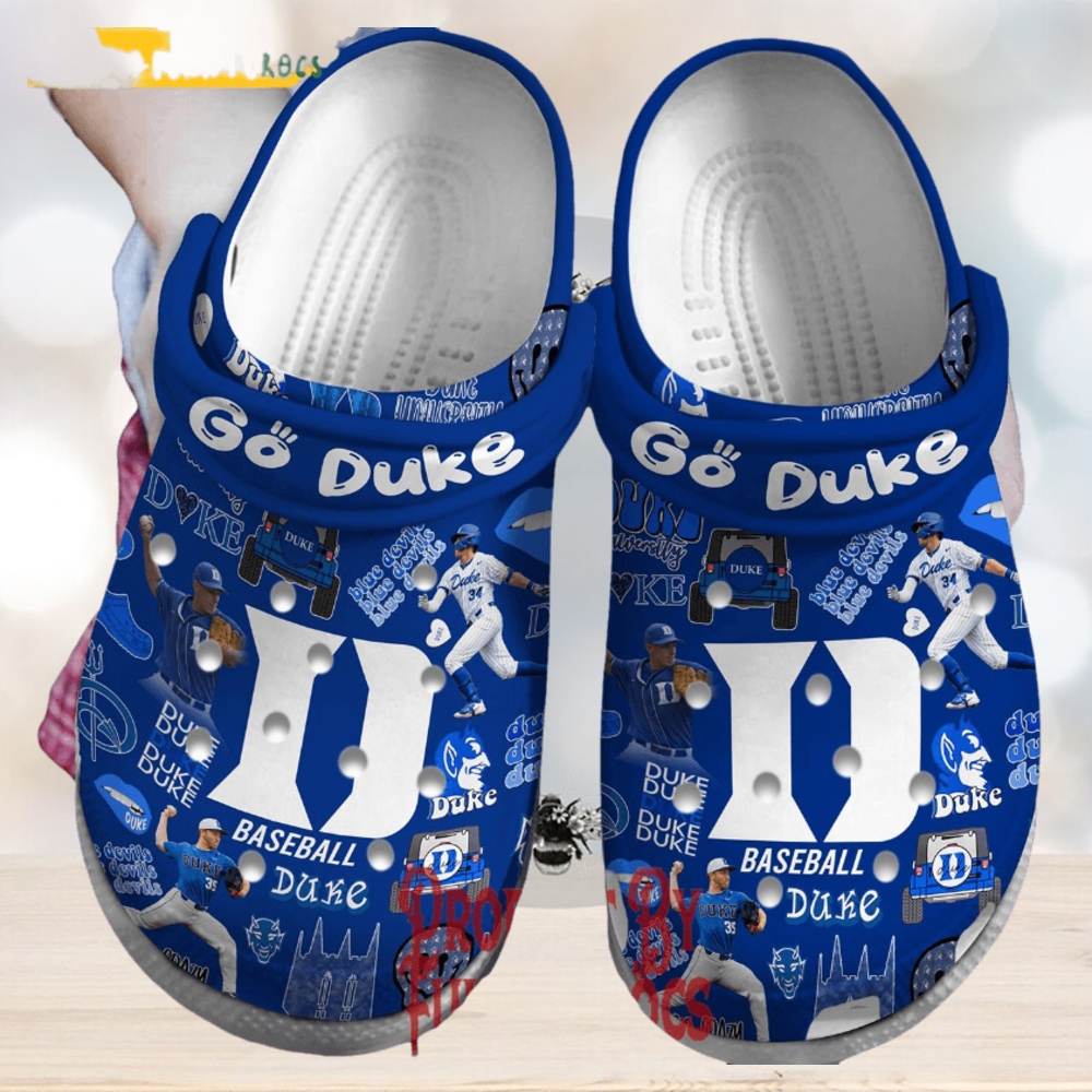 Duke blue cheap devils crocs