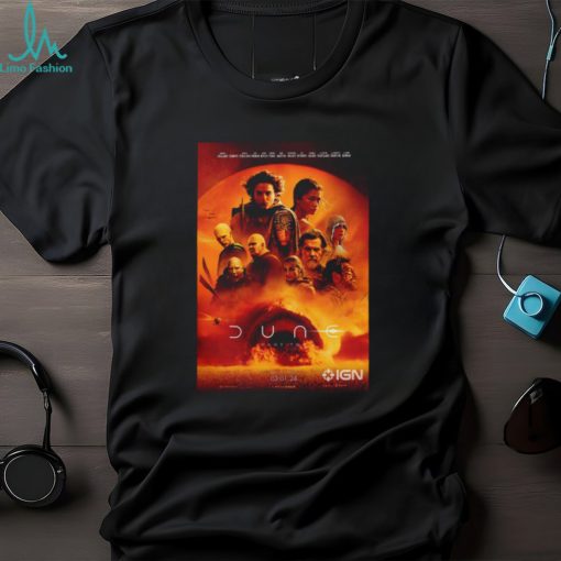 Dune Part 2 New Poster Only In Cinema March 1 2024 Unisex T Shirt