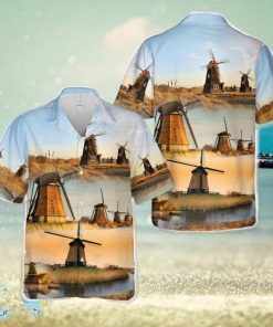 Dutch windmill Hawaiian Shirt Vintage Gift