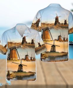 Dutch windmill Hawaiian Shirt Vintage Gift