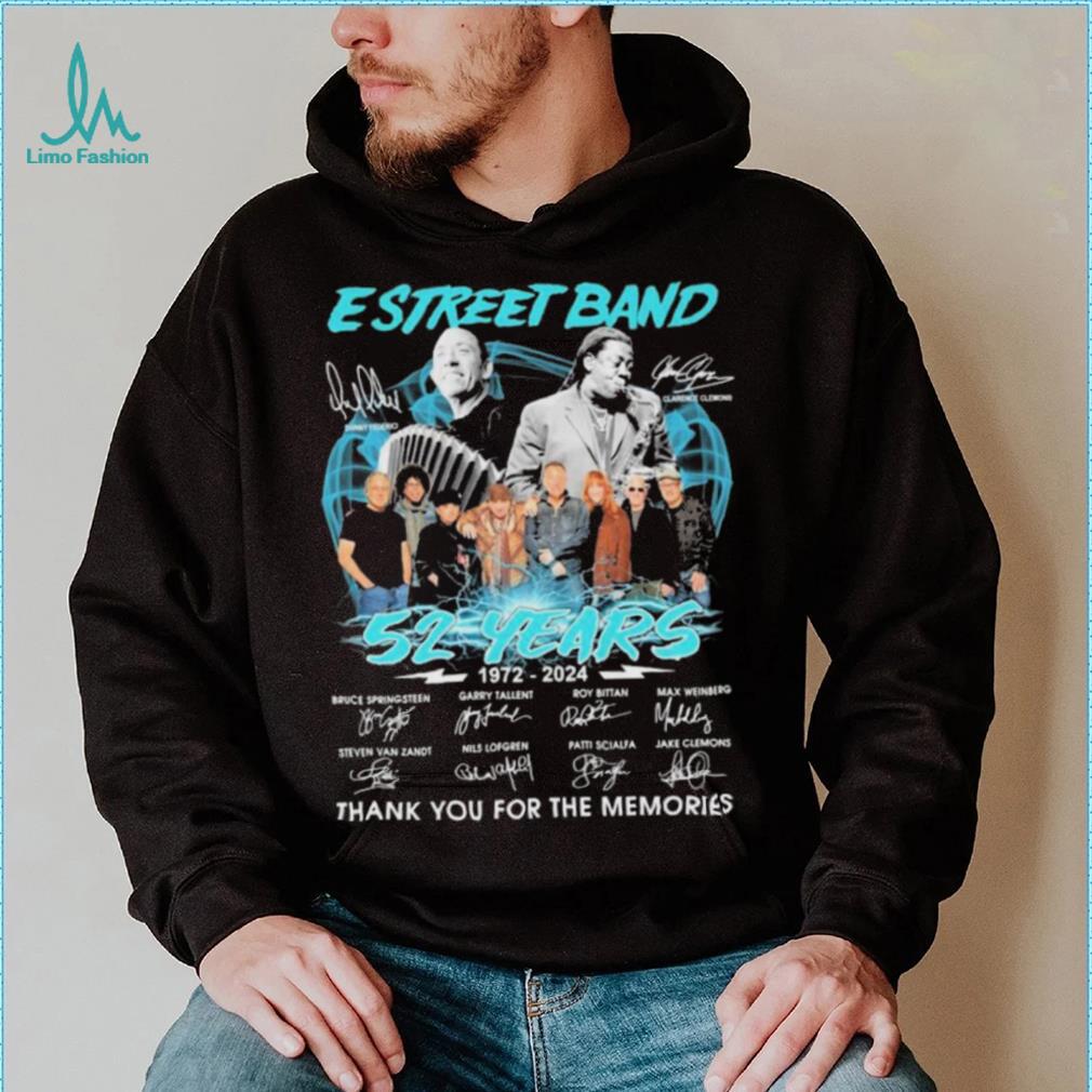 E Street Band Rip Danny Federici And Clarence Clemons 52 Years 1972 2024 Thank You For The Memories Signatures Shirt E Street Band Rip Danny Federici And Clarence Clemons 52 Years 1972 2024 Thank You For The Memories Signatures Shirt