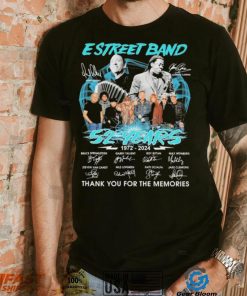 E Street Band Rip Danny Federici And Clarence Clemons 52 Years 1972 2024 Thank You For The Memories Signatures Shirt