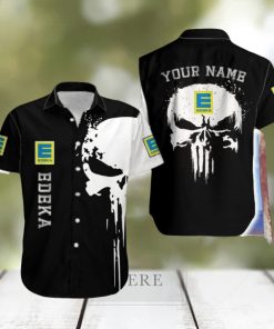 Edeka Modern Logo Brand Hawaiian Shirt Skull Gift Summer Custom Name