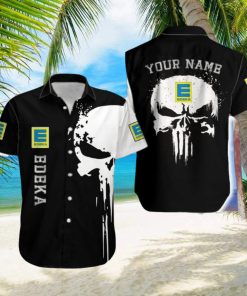 Edeka Modern Logo Brand Hawaiian Shirt Skull Gift Summer Custom Name