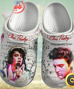 Elvis Presley Valentine Fan Crocs Clogs