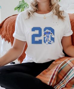 Eminem Barry Sanders 20 Lions shirt