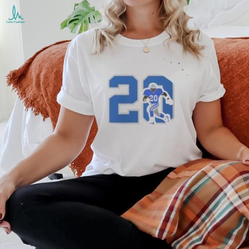 Eminem Barry Sanders 20 Lions shirt