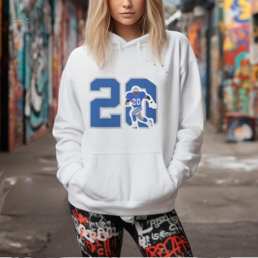 Eminem Barry Sanders 20 Lions shirt