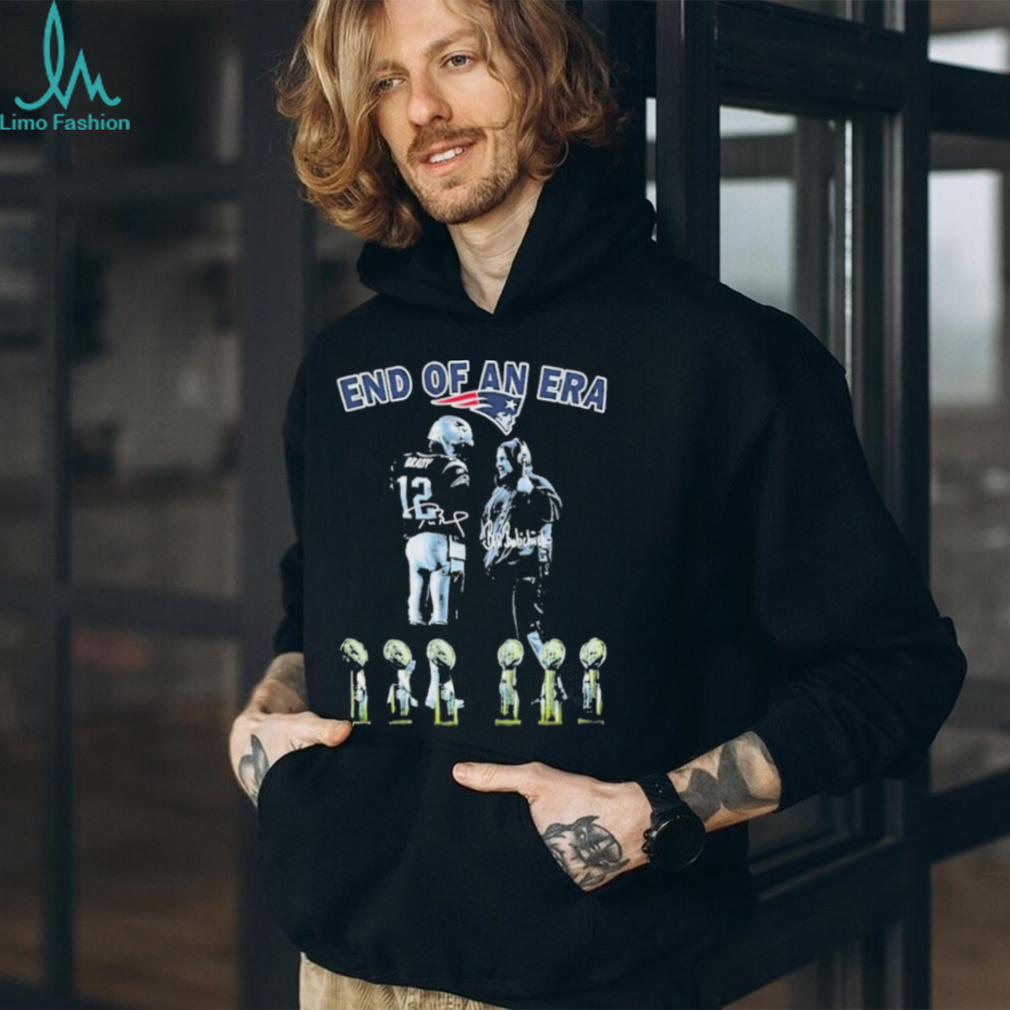 End Of Era Tom Brady And Bill Belichick New England Patriots Signature Shirt End Of Era Tom Brady And Bill Belichick New England Patriots Signature Shirt