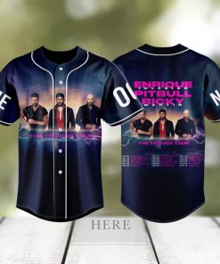 Enrique Iglesias Pitbull Ricky Tour 2024 Personalized Baseball Jersey