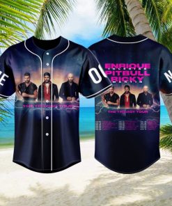 Enrique Iglesias Pitbull Ricky Tour 2024 Personalized Baseball Jersey