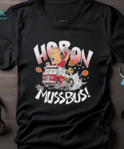 Eric Musselman coach Arkansas Razorbacks hop on the muss bus shirt