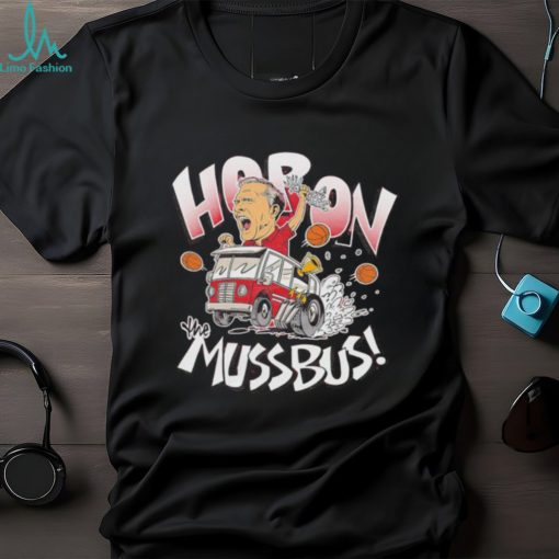 Eric Musselman coach Arkansas Razorbacks hop on the muss bus shirt