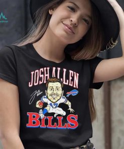 Eric Wood Wearing Bills Josh Allen Signature shirt, hoodie, sweater, long sleeve and tank top Eric Wood Wearing Bills Josh Allen Signature shirt
