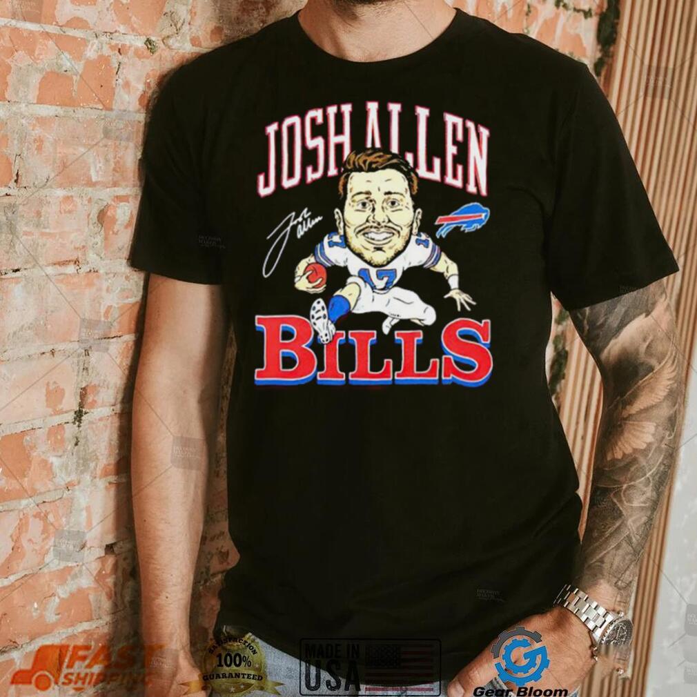 Eric Wood Wearing Bills Josh Allen Signature shirt Eric Wood Wearing Bills Josh Allen Signature shirt