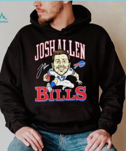 Eric Wood Wearing Bills Josh Allen Signature shirt, hoodie, sweater, long sleeve and tank top Eric Wood Wearing Bills Josh Allen Signature shirt