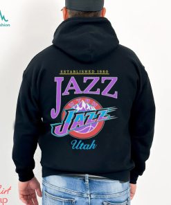 Established 1980 Jazz NBA Utah Jazz Basketball Shirt