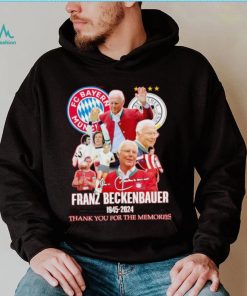 FC Bayern Munich Franz Beckenbauer 1945 2024 thank you for the memories shirt