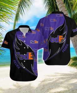 FEDEX Logo Brand Hawaiian Shirt Gift Summer For Men Women