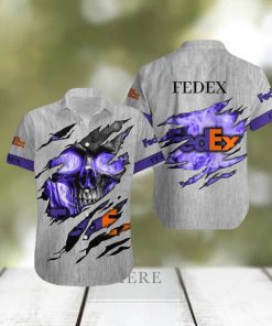 FEDEX Logo Brand Hawaiian Shirt Skull Gift Summer