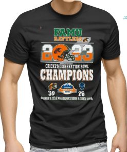 Famu Rattlers 2023 Cricket Celebration Bowl Champions 30 26 shirt