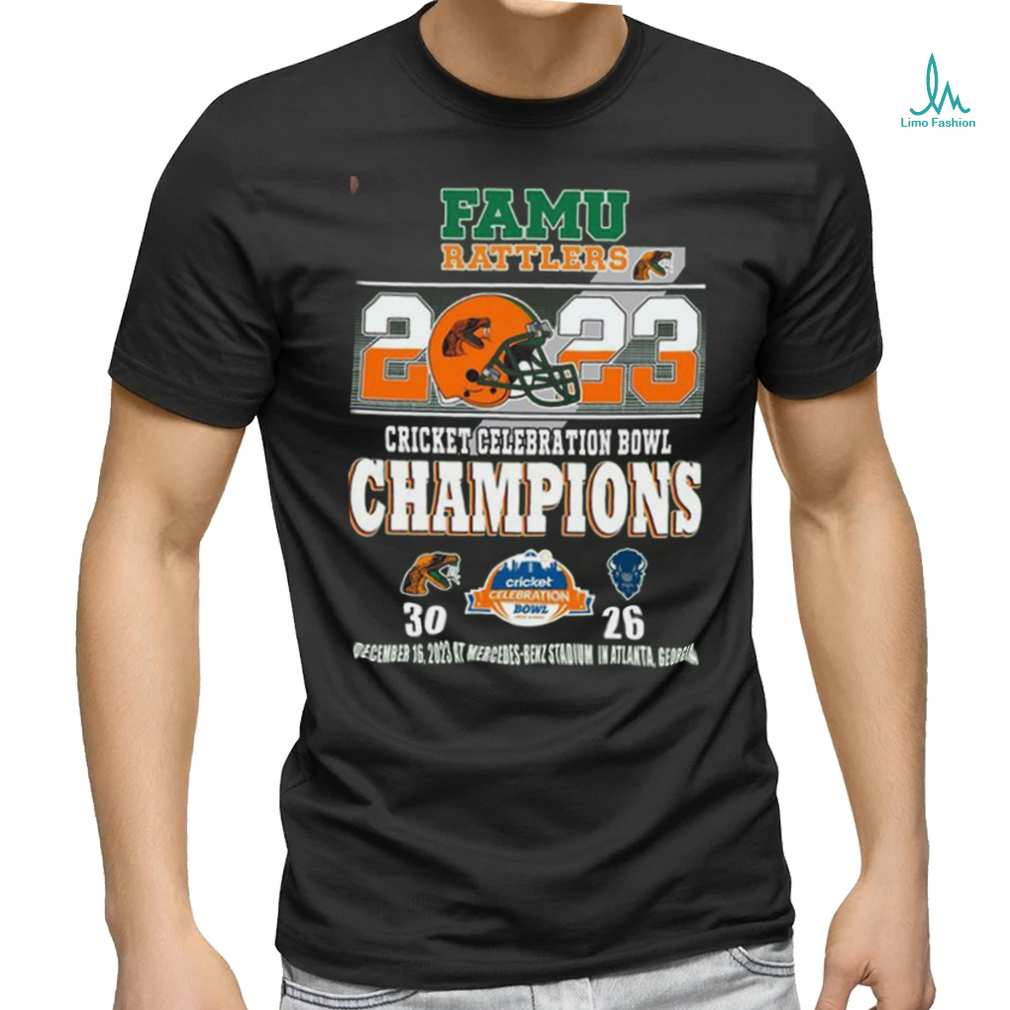 Famu Rattlers 2023 Cricket Celebration Bowl Champions 30 26 shirt Famu Rattlers 2023 Cricket Celebration Bowl Champions 30 26 shirt