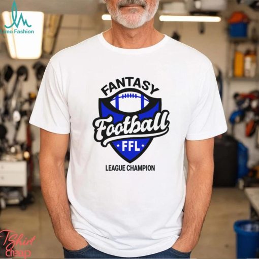 Fantasy Football League Champion FFL Winner Tees Men Sports Draft Team Shirt
