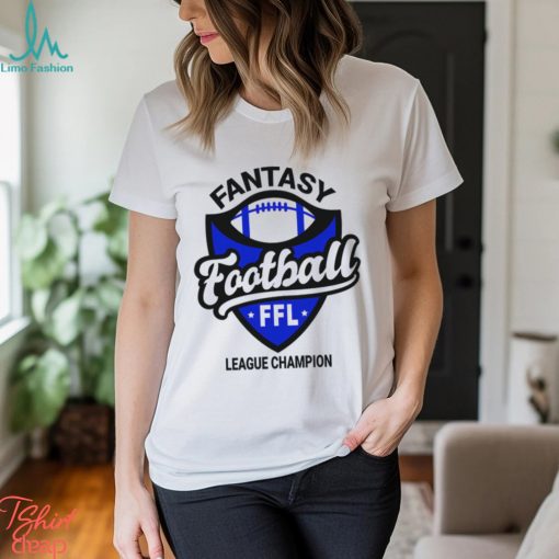 Fantasy Football League Champion FFL Winner Tees Men Sports Draft Team Shirt