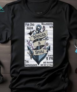 Feb 2nd, 2024 Bellingham, WA Whalien & Spunj The Shakedown Poster shirt