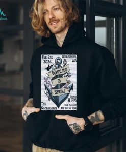 Feb 2nd, 2024 Bellingham, WA Whalien & Spunj The Shakedown Poster shirt
