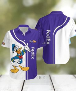 FedEx Logo Brand Donald Duck Hawaiian Shirt Gift Summer