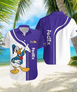 FedEx Logo Brand Donald Duck Hawaiian Shirt Gift Summer