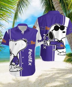 Fedex Island Logo Brand Snoopy Hawaiian Shirt Gift Summer