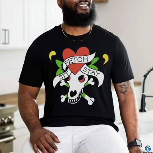 Fetch Sit Stay Mr Peanutbutter T Shirt
